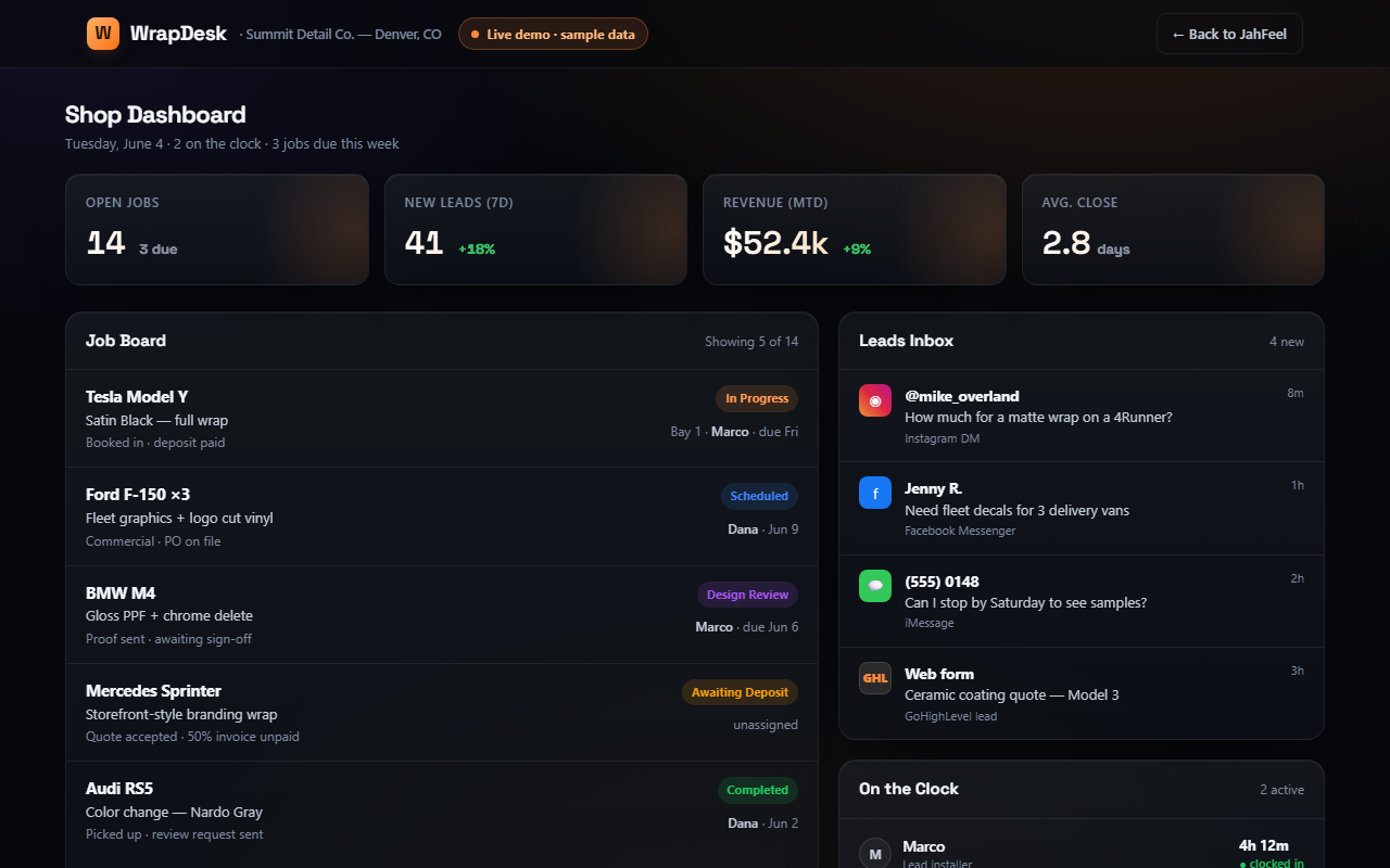 WrapDesk job board